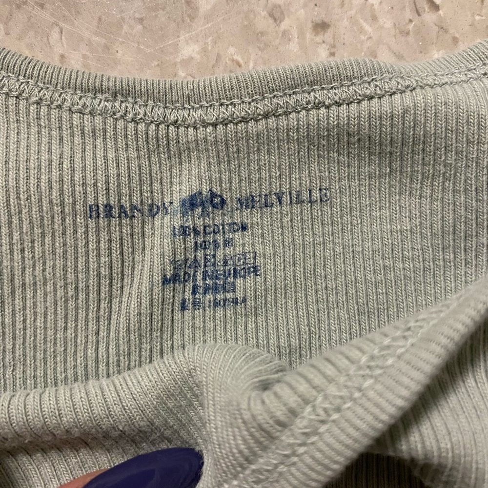 Green tiny tank brandy Melville